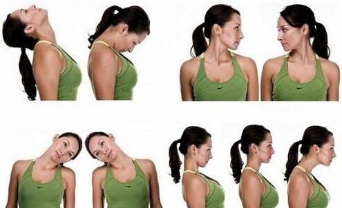 Gimnasia para el cuello con osteocondrosis
